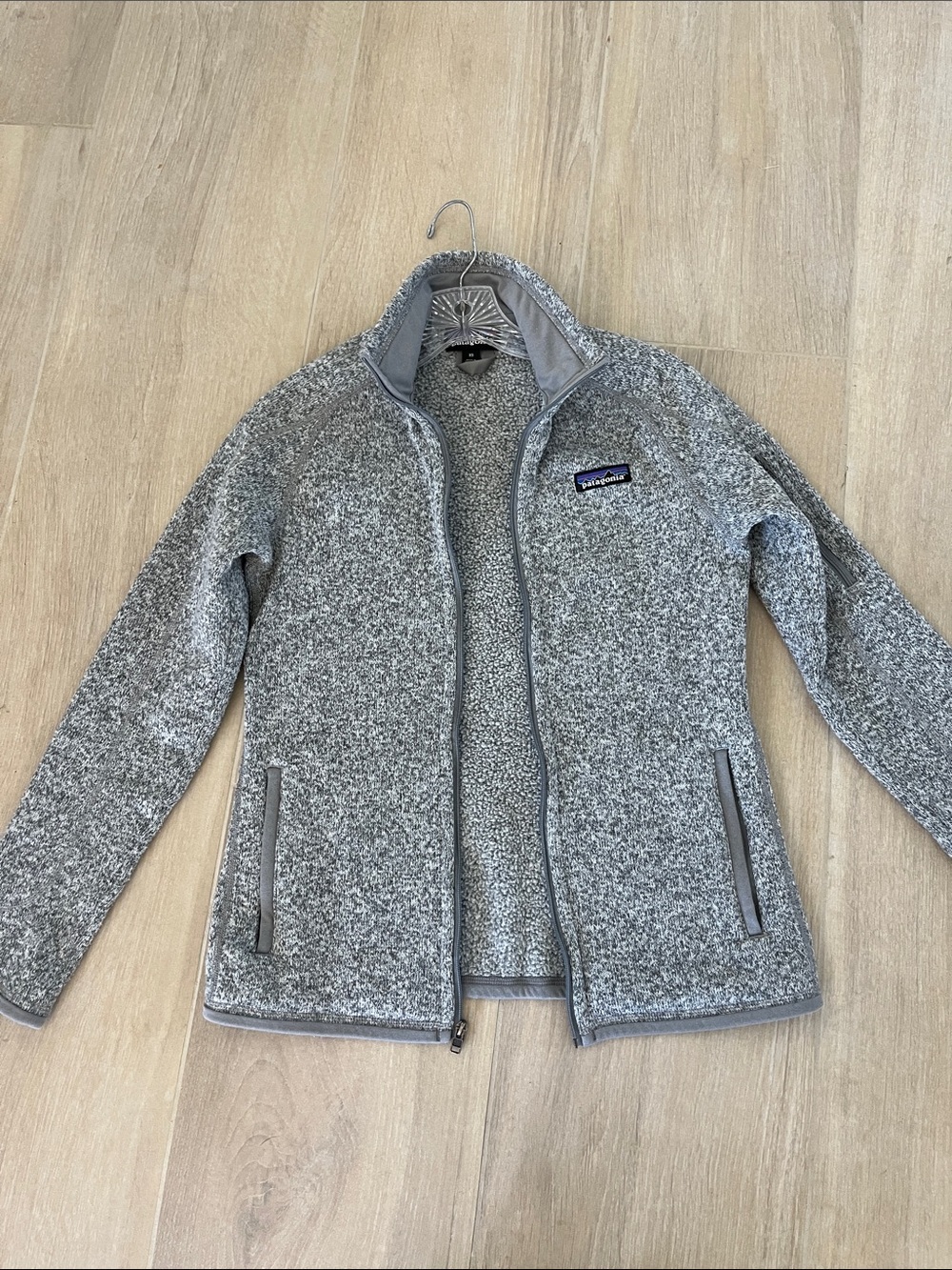Patagonia Gray Women's Fleece Full-Zip Teddy Jacket XS